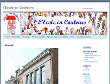 Tablet Screenshot of ecoleencouleurs.be
